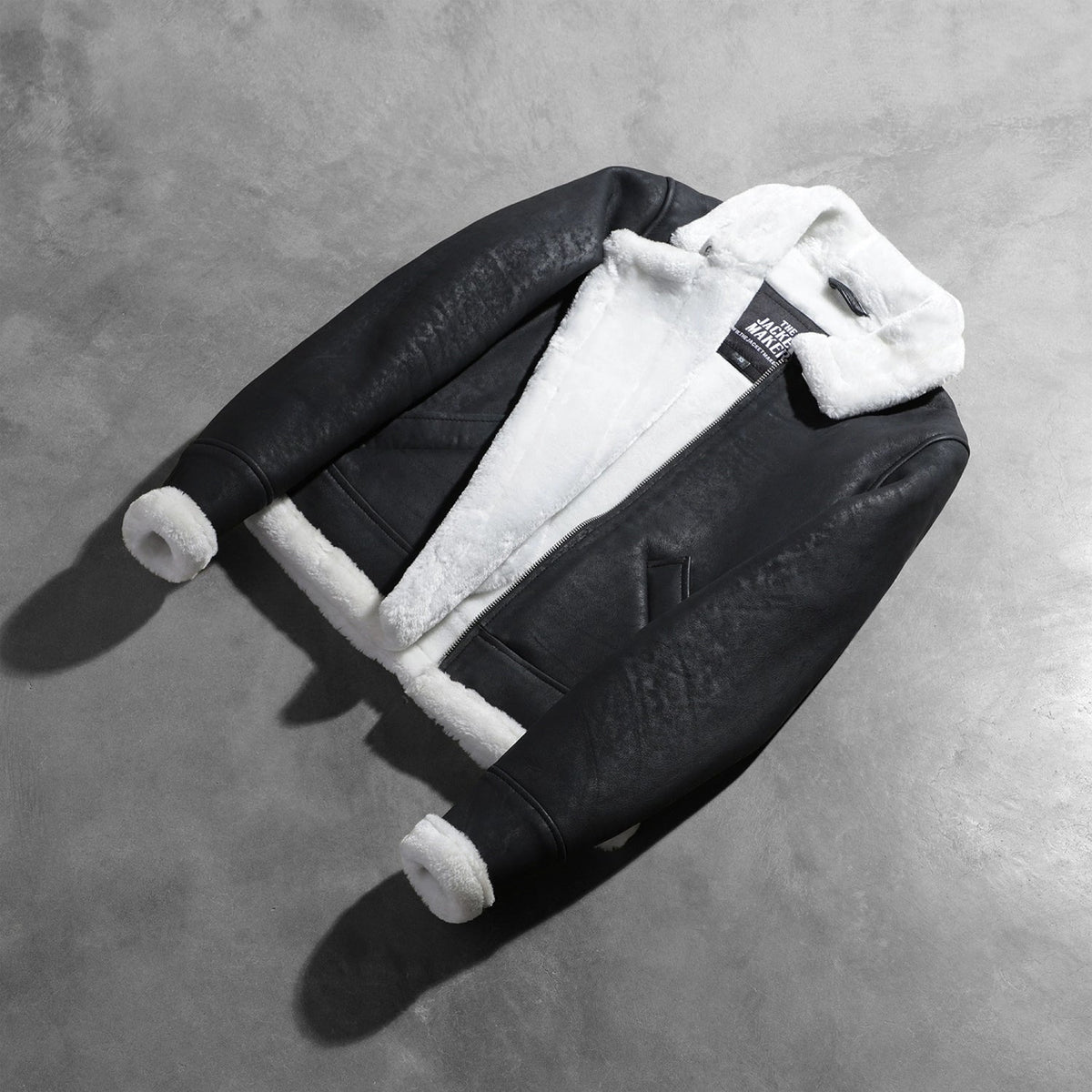 
Sherilyn B-3 Černá Kožená bomber bunda pro Dámy – alternate product view 8
