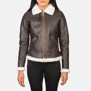
Sherilyn B-3 Černá Kožená bomber bunda pro Dámy – alternate product view 4
