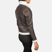 
Sherilyn B-3 Černá Kožená bomber bunda pro Dámy – alternate product view 5