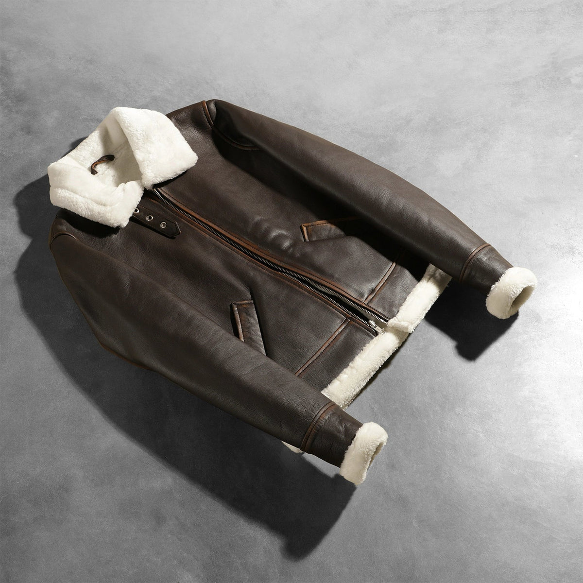 
Sherilyn B-3 Černá Kožená bomber bunda pro Dámy – alternate product view 7