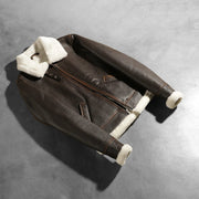 
Sherilyn B-3 Černá Kožená bomber bunda pro Dámy – alternate product view 7