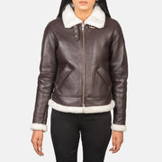 
Sherilyn B-3 Černá Kožená bomber bunda pro Dámy – alternate product view 4