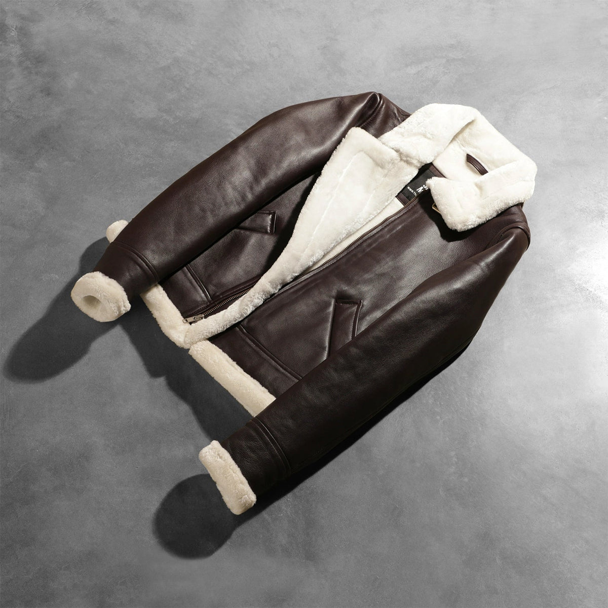 
Sherilyn B-3 Černá Kožená bomber bunda pro Dámy – alternate product view 8