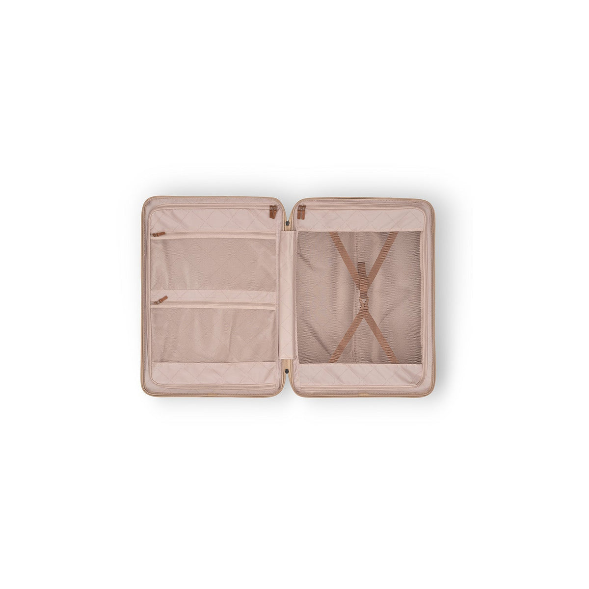 
Fotografie na postavě:  Hand Luggage Suitcase Front Pocket Zuna na modelovi v přirozeném denním světle