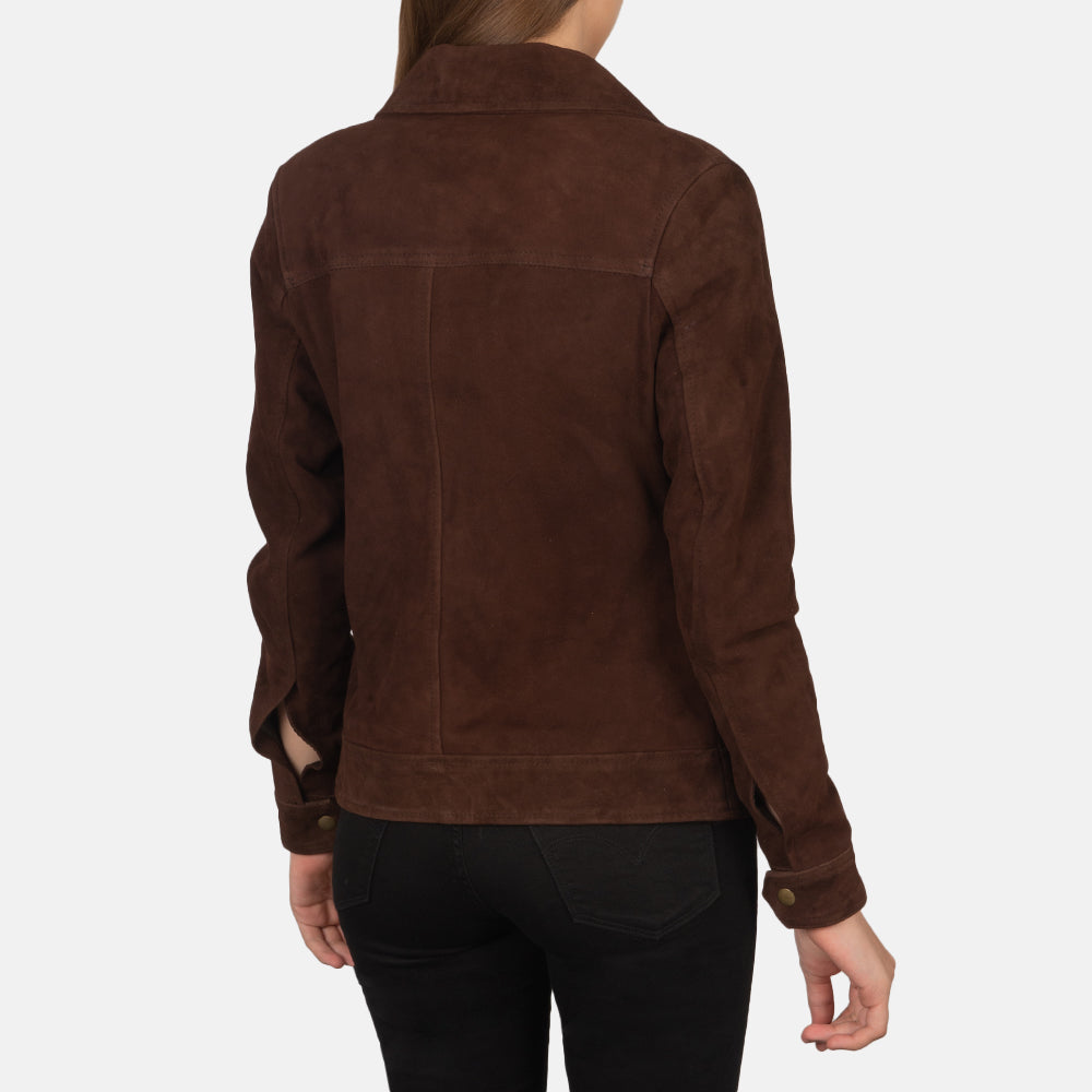 
Suzy Trucker Hnědá Kožená bunda pro Dámy – alternate product view 5