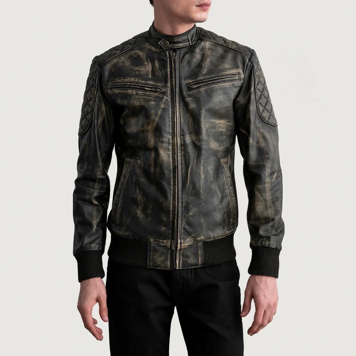 
Sven Kožená bomber bunda pro Pány – alternate product view 3