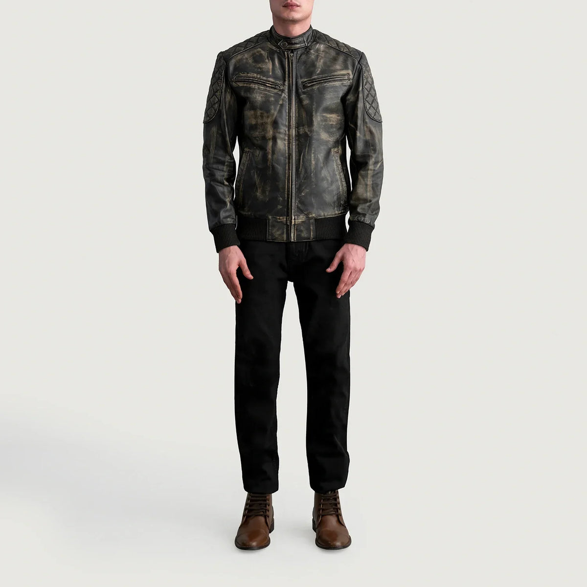 
Sven Kožená bomber bunda pro Pány – alternate product view 4