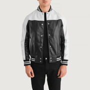 
Terrance Černá Varsity Kožená bunda pro Pány – alternate product view 1