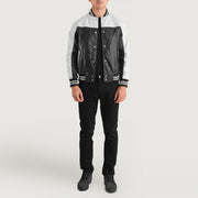 
Terrance Černá Varsity Kožená bunda pro Pány – alternate product view 3
