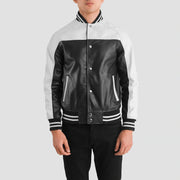 
Terrance Černá Varsity Kožená bunda pro Pány – alternate product view 4