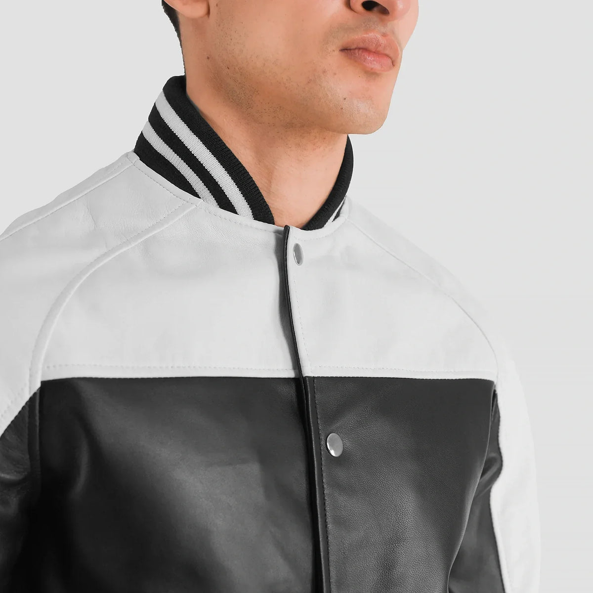 
Terrance Černá Varsity Kožená bunda pro Pány – alternate product view 6