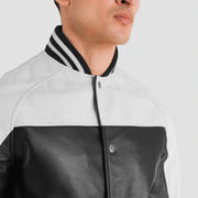 
Terrance Černá Varsity Kožená bunda pro Pány – alternate product view 6
